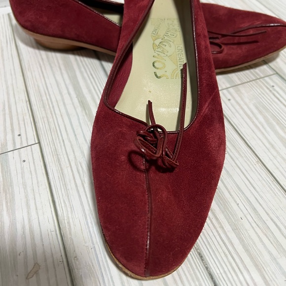 Limited edition numbered archive salvatore Ferragamo shoes suede vintage sz 37-7 - Picture 2 of 13